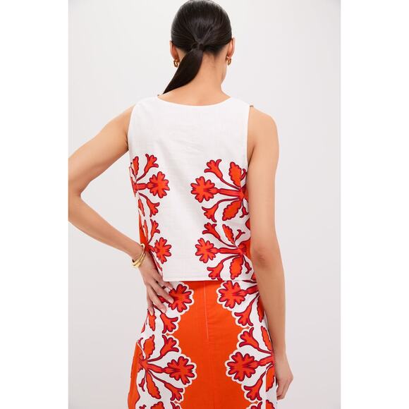 ANNA CATE Cherry Fire Blake Tank M NWT Retail $272 - Picture 2 of 7